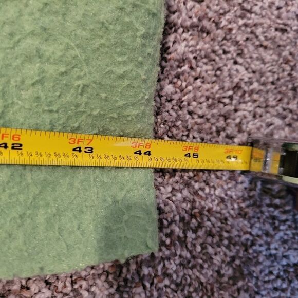 1950s vintage warm wooly bed blanket, pure wool blanket w/ satin binding - Picture 12 of 16